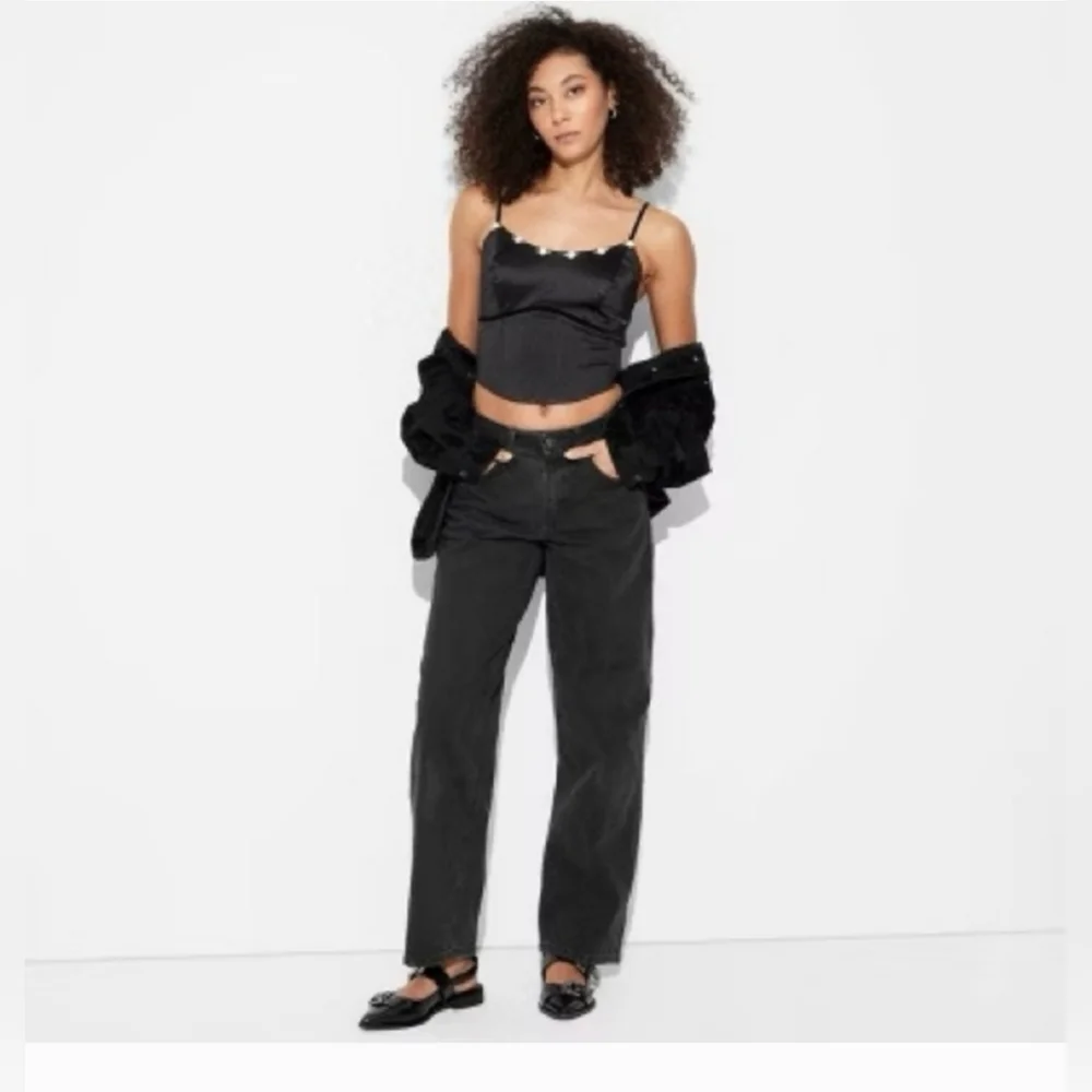 Wild Fable Mid Rise 90s Relaxed Straight Easy Rigid 31" Inseam - Picture 6 of 6